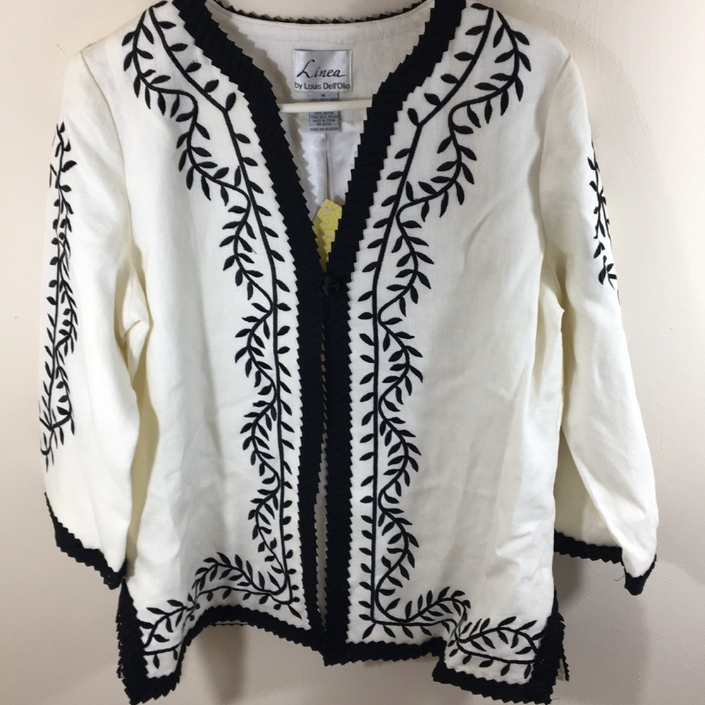 Louis Dell’Olio Linen Jacket Sz M. NWT
